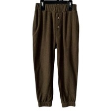 Rylee  Cru Moss/Army Green Terry Cloth Jogger Pants Boy  s 6-7