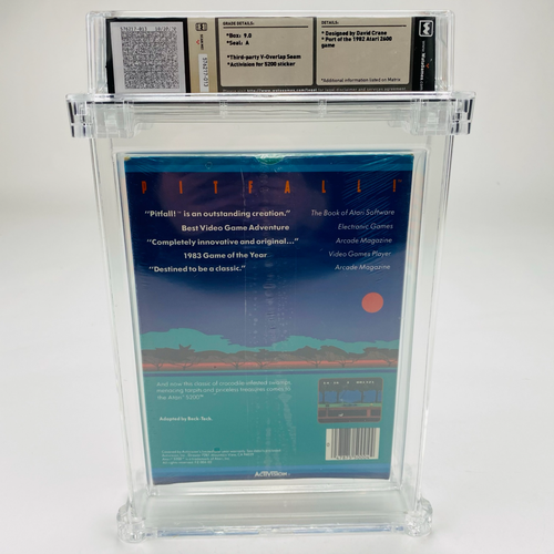 Pitfall! - Atari 5200 Blue Box 1984 Activision Factory Sealed Graded WATA 9.0 A - Picture 4 of 7