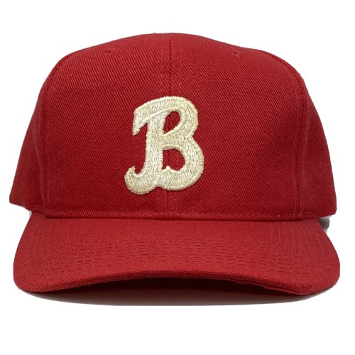 VINTAGE YOUNGAN HAT Red w White B 