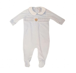 smocked sleepsuit