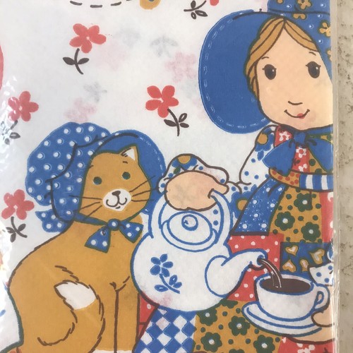 Vintage Holly Hobbie 96"x54" Tablecover Tablecloth American Greetings Sealed NOS - Picture 15 of 16