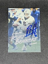 Kurt Benkert Atlanta Falcons Panini Luminance Signed Auto Rookie Card #157 ~ COA