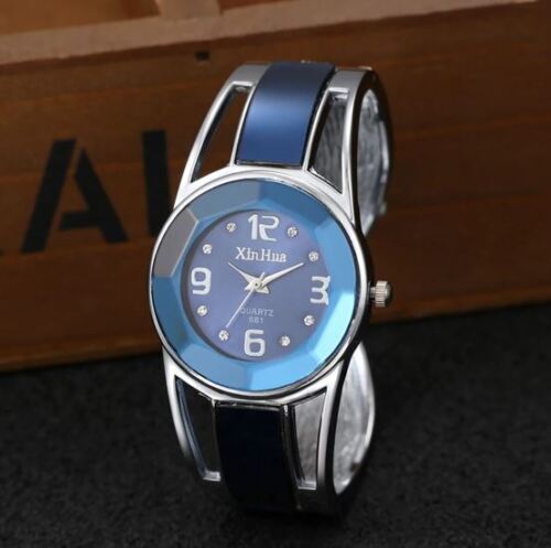 Women's Ladies Elegant Stainless Steel Watches Cuff Bracelet Bangle Wristwatch - Bild 3 von 15