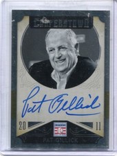 2015 Panini cooperstown - PAT GILLICK - Autograph - TORONTO BLUE JAYS HOF