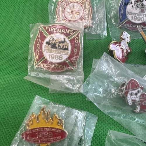 Lot 18 VintageBadges Pin Firefighters Convention Fireman’s - Picture 4 of 10