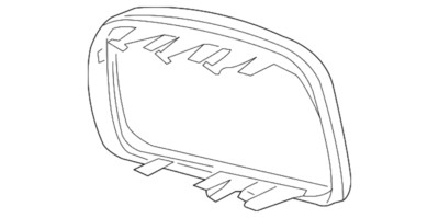 New Genuine BMW Mirror Frame Left (2004-2009) OE 51163412285 | eBay
