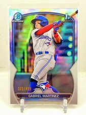 2023 Bowman Chrome 1st Gabriel Martinez Refractor 373/499 ROOKIE Silver RC SP