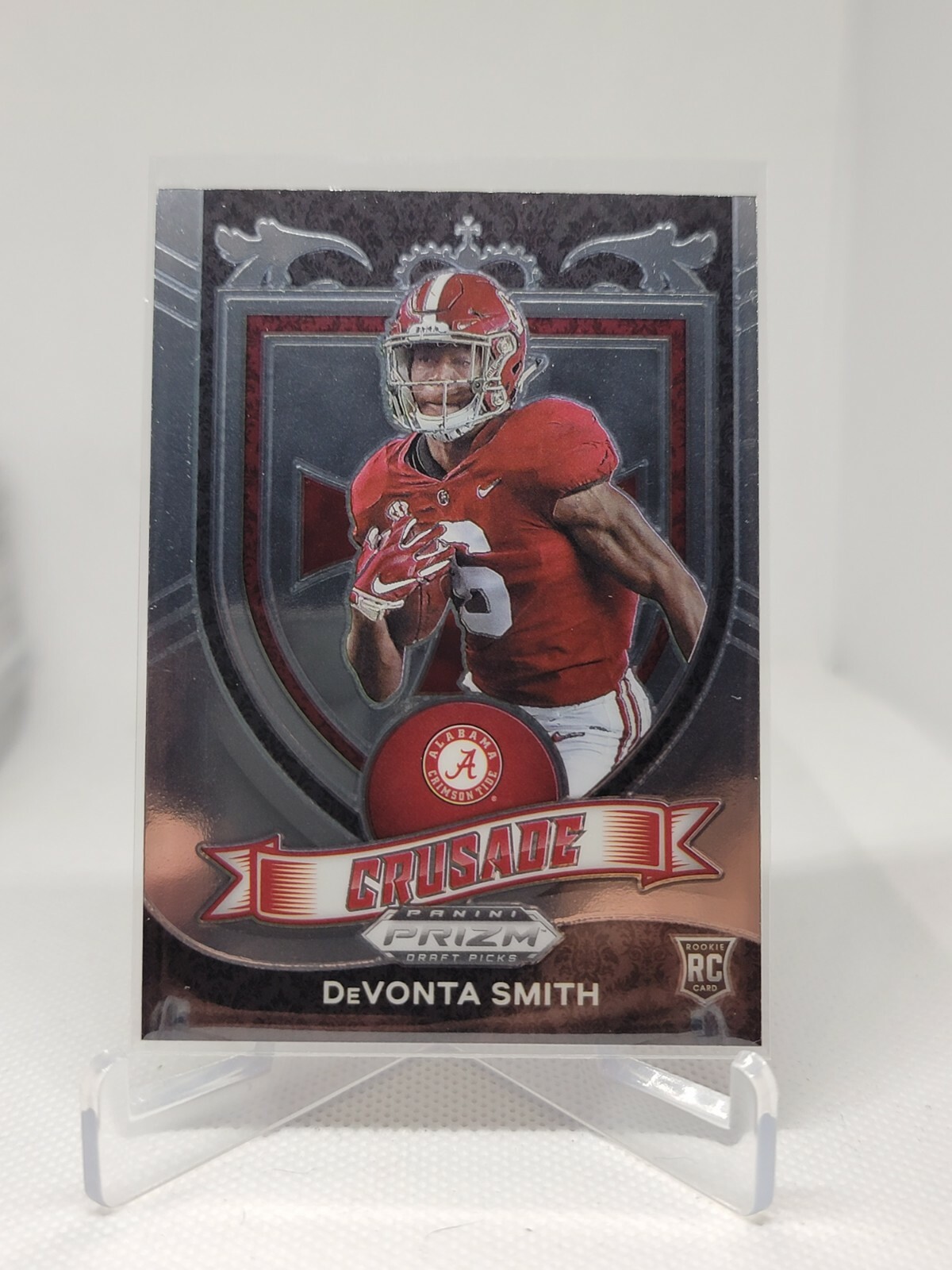 2021 Prizm Draft Picks DeVonta Smith Crusade #165 Philadelphia Eagles RC B7C