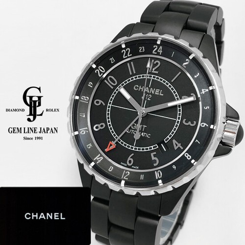 Chanel J12 GMT H3101 Black Ceramic Men 