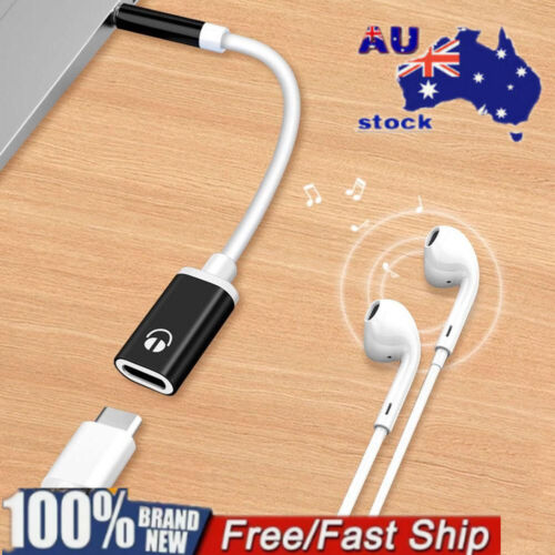 USB 3.1 Type C Male To 3.5mm Headphone Earphone Jack Adapter Female Cable