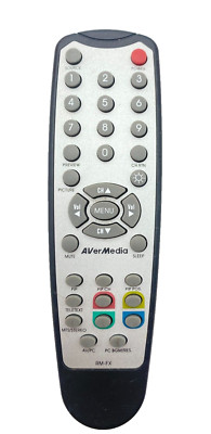GENUINE ORIGINAL OEM AverMedia PC/MAC av 8gm or AVerTV Box7 Remote Control RM-FX
