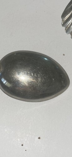 antique silver plate set of two spoon, shell spoon, made in italy - Picture 10 of 10