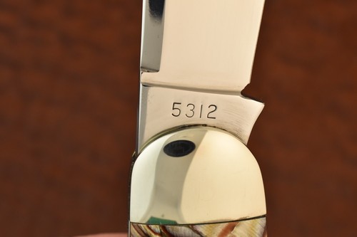 JOHN PRIMBLE MADE IN USA QUEEN CARAMEL SWIRL JUMBO ELEPHANT TOENAIL KNIFE (21465 - Picture 6 of 11