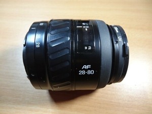 Minolta 28-80 f4-5.6 Macro lens for Sony Alpha A100, A350, A580 etc, tidy