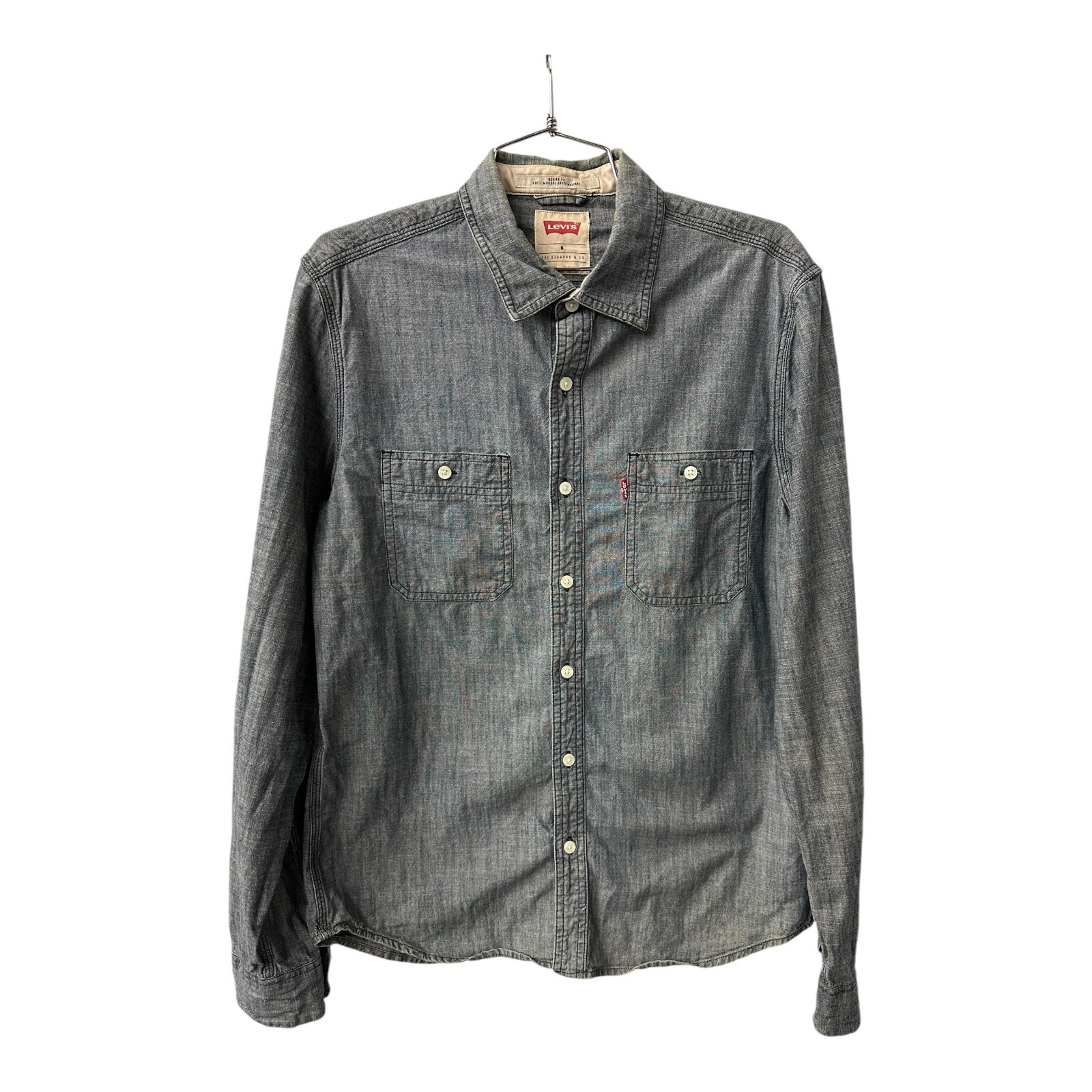 Levi's Men's Strauss Denim Surplus Button-Up Shirt / Chambray. SZ: M