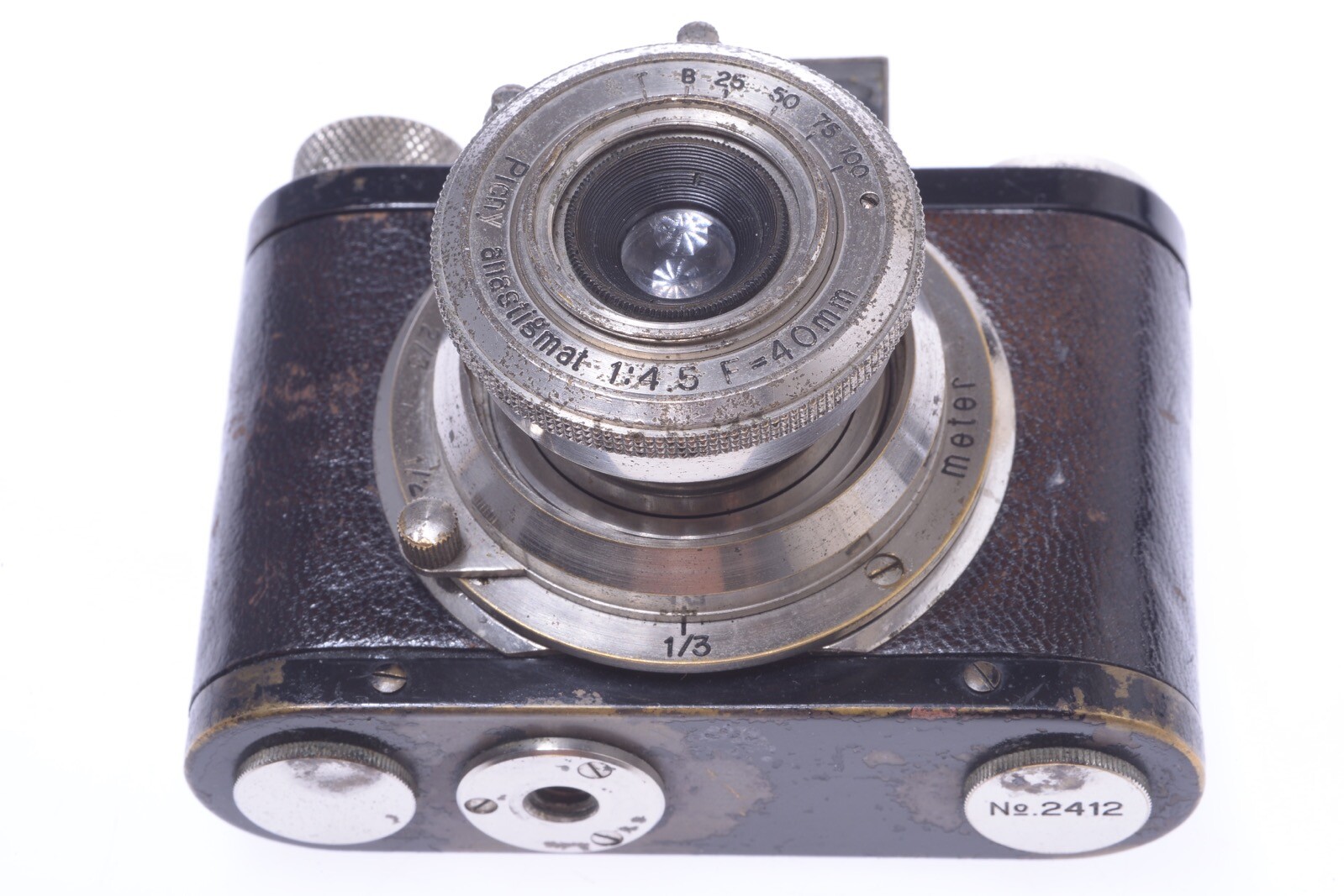 ✅ MIYAGAWA PICNY BLACK *VERY RARE* 127 ROLL FILM CAMERA 3X4CM *READ* 40MM LENS
