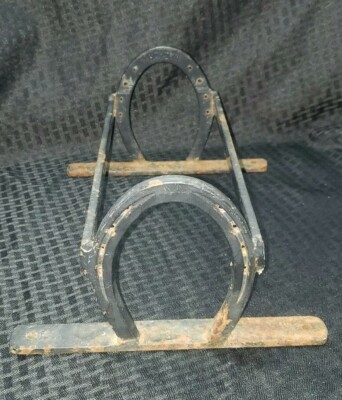 Custom Blacksmith Horseshoe Leash And Rope Rack