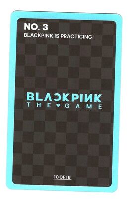 Blackpink Lisa Photocard | BP IS PRACTICING [10 of 16] The Game