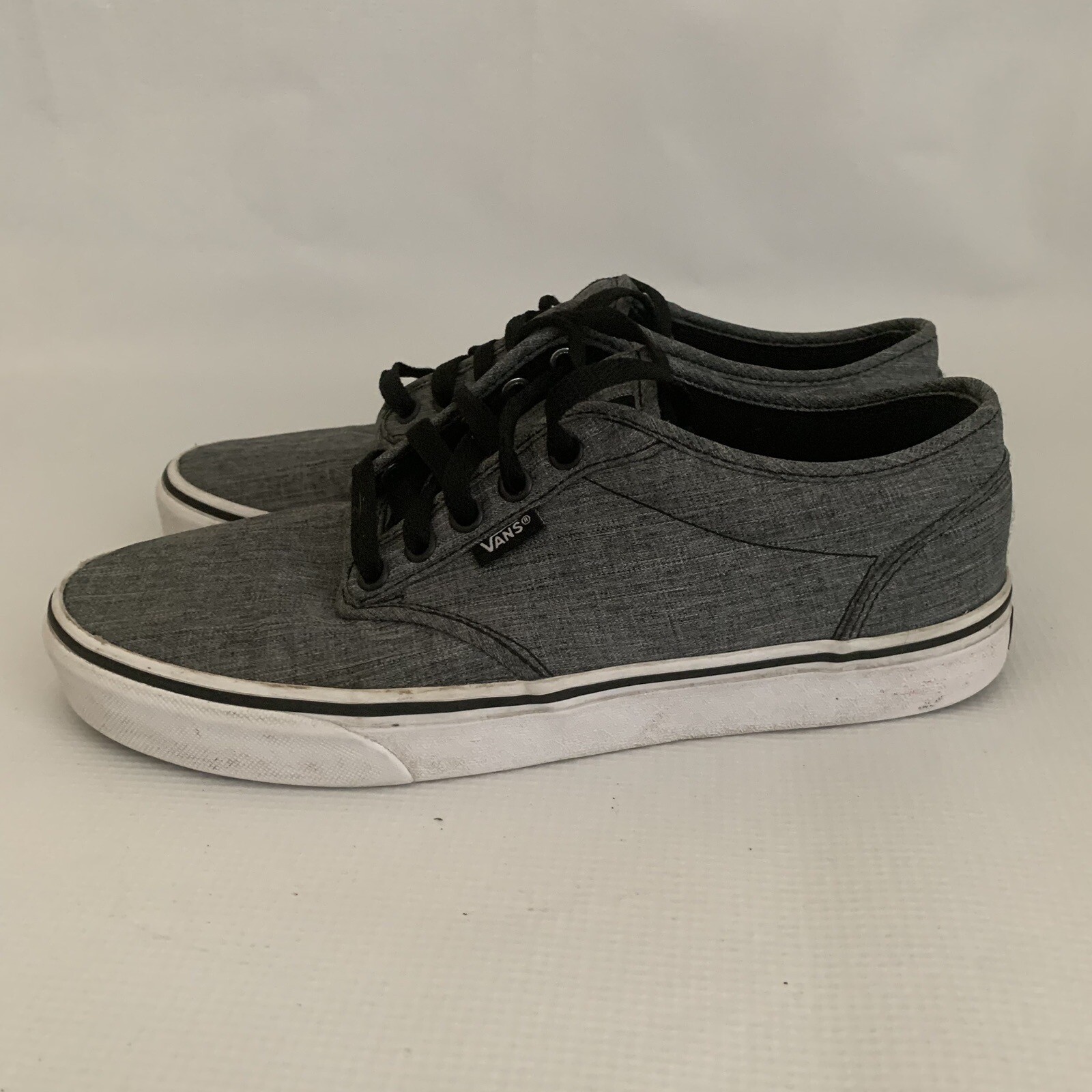 SAOLA VANS Skate Shoes Men's 9 Dark Gray Low Top