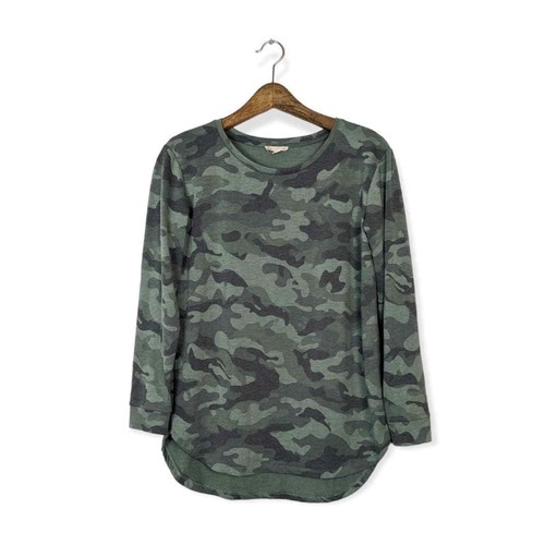 Jane and Delancey Womens Top Camo Long Sleeve Tee Size S eBay