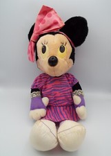 Vintage Disney Minnie Mouse Plush 17" Pink Dress/Hair Bow 1980s Totally Minnie