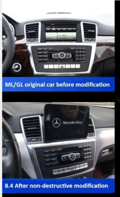 8.8''For Mercedes Benz ML GL 11~19 Android Navigation Car GPS Stereo Tesla Style