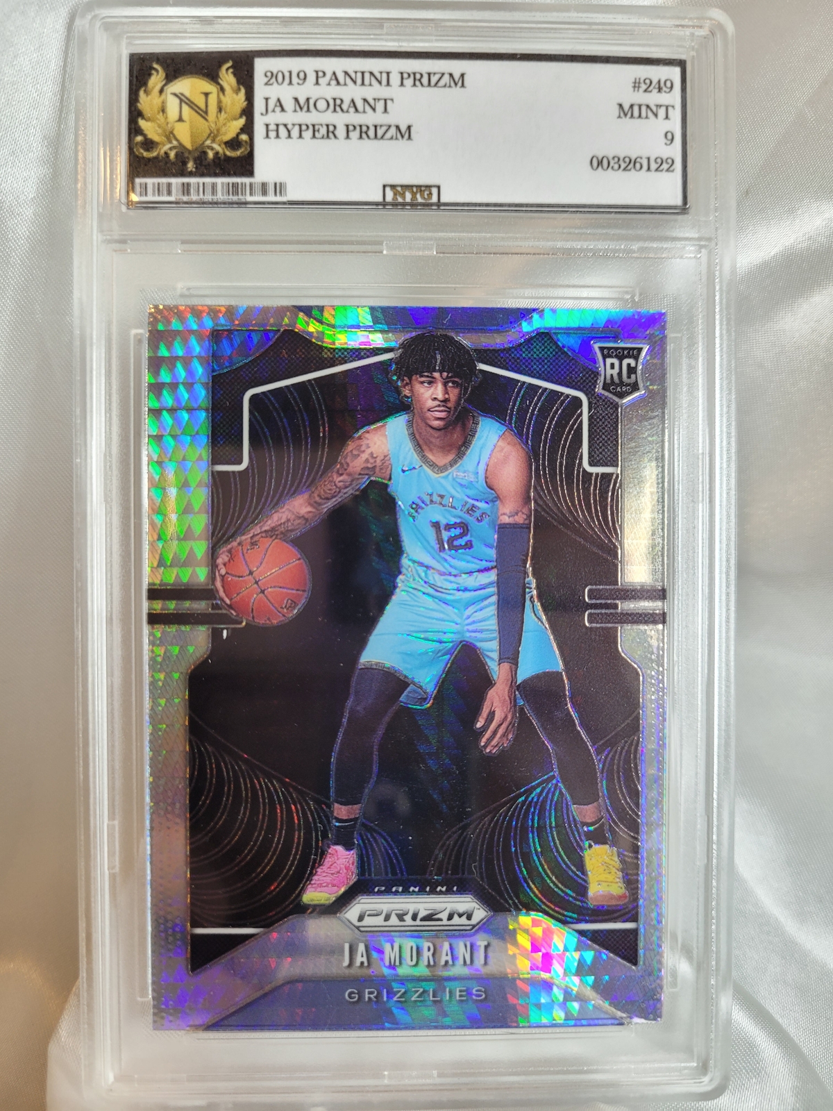2019 Panini Prizm Ja Morant Hyper Prizm 249