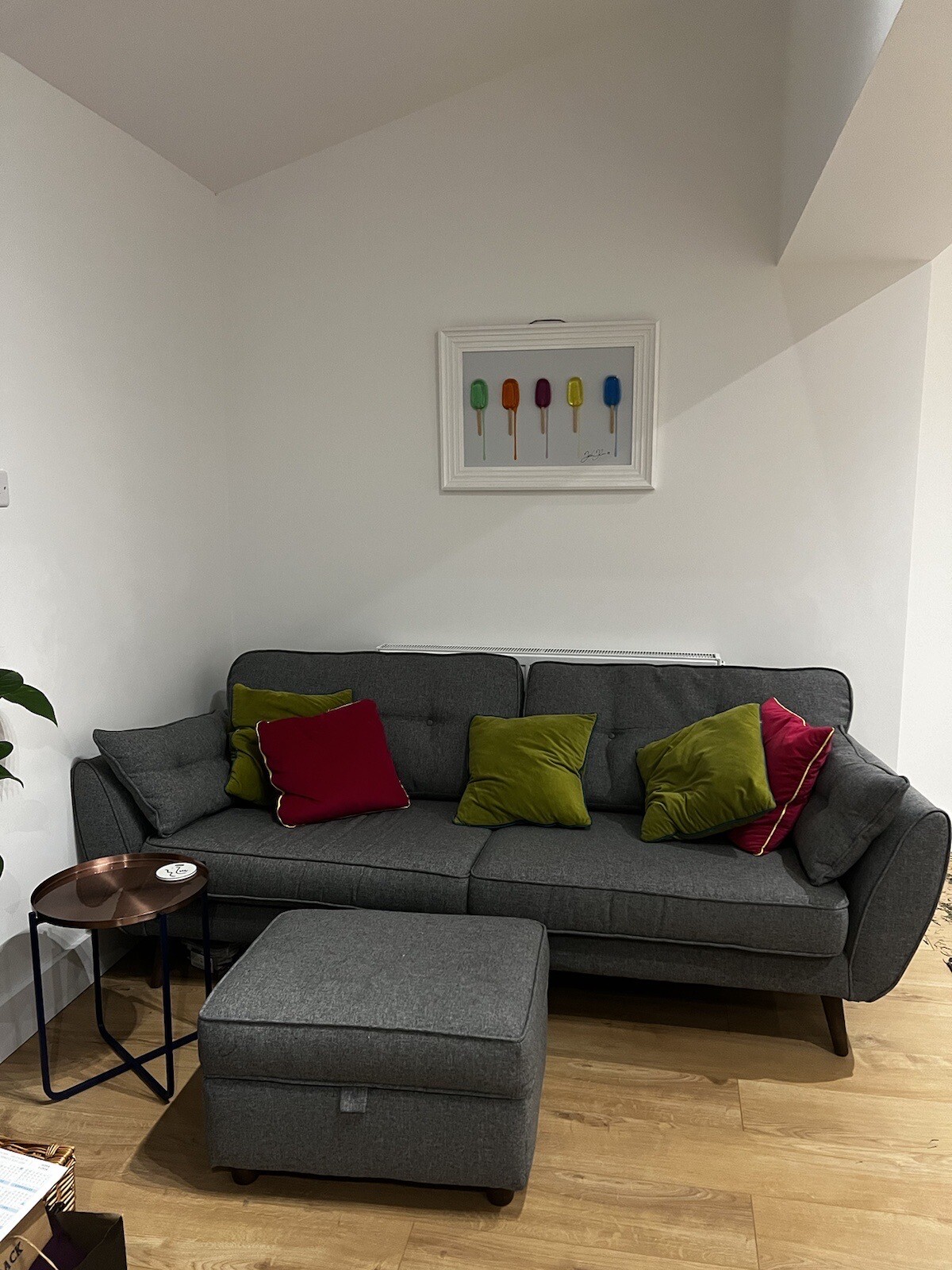 4 Seater Zinc Sofa And Storage Footrest eBay