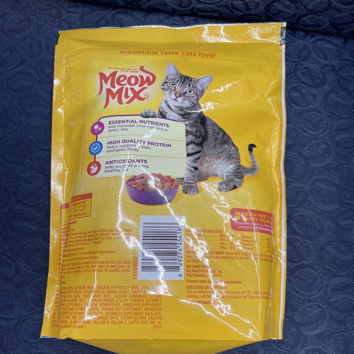 Meow Mix Original Choice Dry Cat Food 18oz (1lb 2oz)Small Bag | eBay