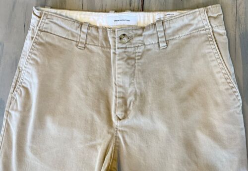 Pantalón Chino UO URBAN OUTFITTERS HOMBRES Easton Calce Ajustado Elástico Talla 30x32 Caqui - Imagen 3 de 6