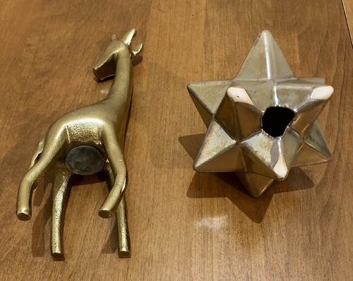 ✅Gold Giraffe und Stern Wohndeko Design Zimmer Deko Look Schlafzimmer ausgefallen - Bild 5 von 5