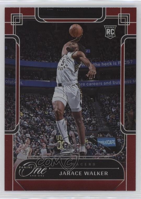 2023-24 Panini One and One Rookies Red 18/15 Jarace Walker #127 Rookie RC 07mp