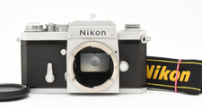 MINT Nikon F Eye Level 35mm SLR Film Camera Silver Body Early model Japan