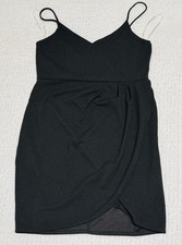 Lulus Forever Your Girl Black Bodycon Midi Dress XL Cocktail Evening Party Sexy