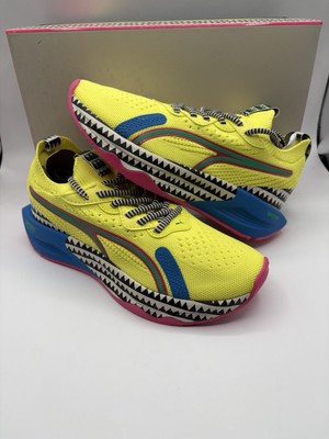 New Puma PWR XX Nitro Luxe LemLem 379040 01 Yellow Running Shoes Women's Size 6