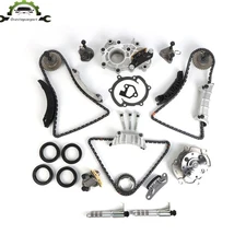 Timing Chain Kit Engine Oil Water Pump VTC Solenoid for 07-16 Cadillac Suzuki
