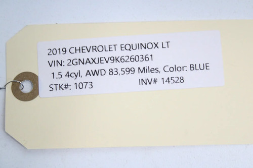 2018-2024 CHEVROLET EQUINOX 1.5L L4 GAS AC A/C PRESSURE DISCHARGE HOSE LINE OEM - Picture 6 of 6