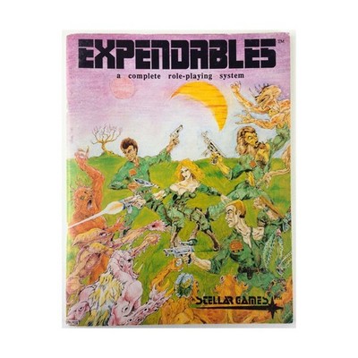 Stellar Games Sci-Fi RPG Expendables (1st) VG+