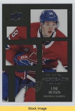 2024-25 Upper Deck Series 2 UD Portraits Black Lane Hutson #P44 READ f6d