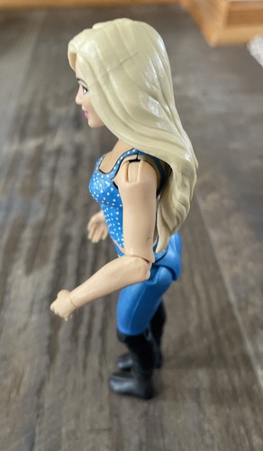 Charlotte Flair Wrestling Actionfigur WWE Superstars 2016 Mattel 7" blau - Bild 6 von 6