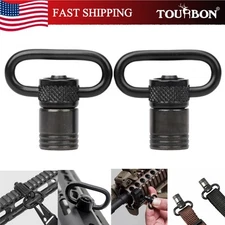 TOURBON Push Button Quick Detach/Release Rifle Sling Swivels Hunting Accessories