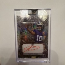 Austin Mack Auto Rookie 1/3 2024 Wild Card 7 Card Studs RC Alabama Washington