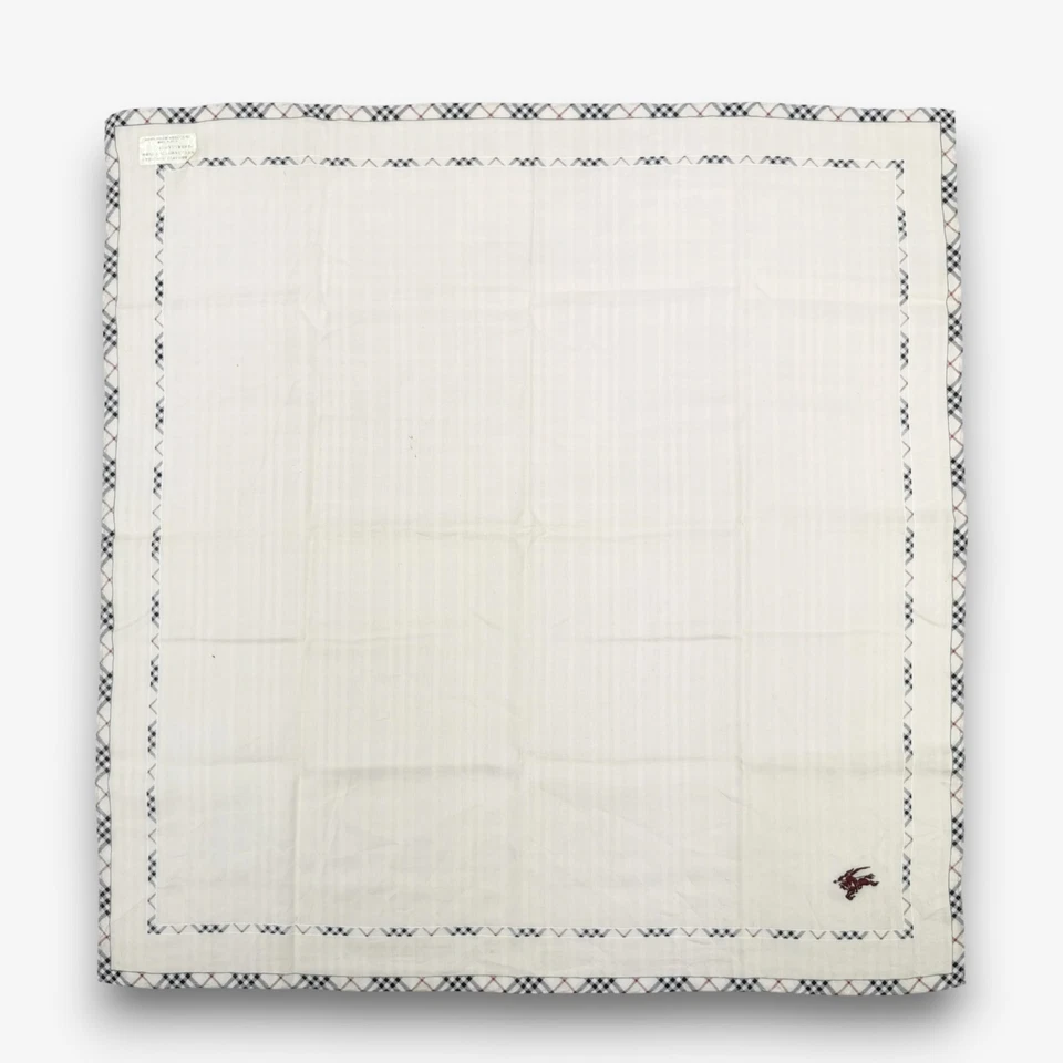 Pañuelo Burberry vintage bufanda pañuelo a cuadros pañuelo cuadrado de bolsillo pañuelo 19" Foto 3 de 4