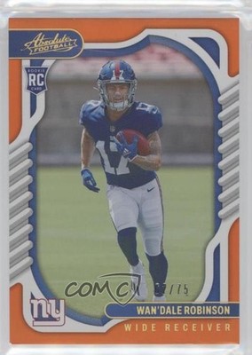 2022 Absolute Rookies Spectrum Orange /75 Wan'Dale Robinson #120 Rookie RC 0y4y