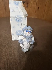 Encore Snow Buddies Snowman Cousin Slick w/ Shades on Christmas Hanging Ornament