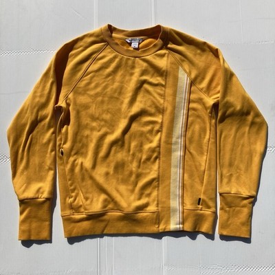 Athleta Triumph Game Point Sweatshirt Yellow Size Medium Women s