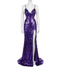 Jovani Side Slit Sequin Prom Dress Size 2