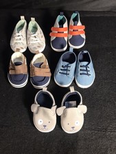 Child of Mine By Carters 0-3 Months Unisex Shoes Lot of 5 