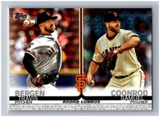 2019 Topps Update Travis Bergen Samuel Coonrod RC #US238 Rookie Combos Giants