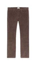 PANTALONI IN VELLUTO COSTE CLAREMONT MARRONE